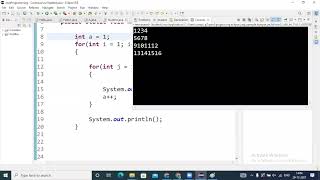 CoreJava - 37 in marathi ( pattern program 2 )