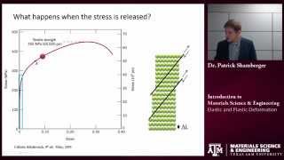 Elastic and plastic deformation at the atomic scale {Texas A\u0026M: Intro to Materials}