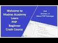 📌 PHP Variables & Data Types Explained! 🚀 | Madras Academy PHP Crash Course (Session 4)