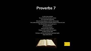 When Temptation Knocks — Proverbs 7