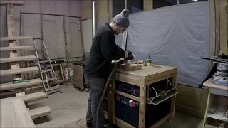 Fabrication d'un escalier partie 4/Build an oak staircase. Part 4