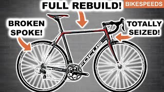 Focus Cayo Service! Full Rebuild Road Bike Restoration!