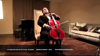 Borislav Strulev - J.S. Bach, Sarabande from Cello Suite No. 5 in C minor