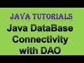 16.6 Java Database Connectivity with DAO Example