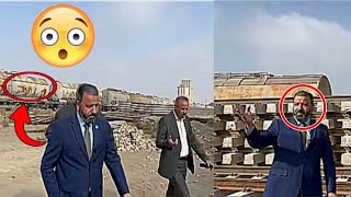 تعالو شوفو ياناس بانين يم سكة القطار😨 شوف الفساد😡