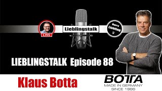 Lieblingstalk Episode 88 / Klaus Botta @bottadesign  Der Erfinder der Einzeigeruhr und Zeitphilosoph