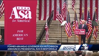 Former Arkansas Gov. Asa Hutchinson to formally launch campaign