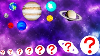 Solar System Comparison for kids★8 Planets sizes★Educational Video★planet song instrumental