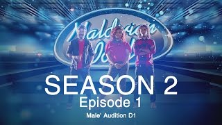 Maldivian Idol S2 EP01 Male' Auditions Day 1 | Full Episode