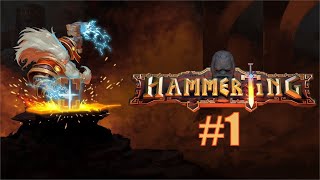 First Look -  Managing a Dwarven mining colony - Hammerting #1 ( Demo )