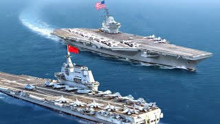 中国の空母がアメリカ海軍の空母に接近 - 結果はどうなる？