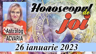 VENUS  IN PESTI si invitatia la terapie ⭐HOROSCOPUL DE JOI 26 IANUARIE 2023 cu astrolog Acvaria