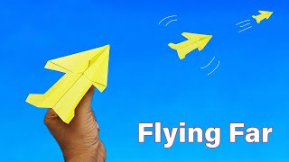 Easy Paper Plane that Fly Far || How to Make Paper Airplane Easy that Fly Far