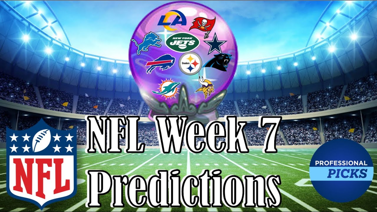 NFL Week 7 Predictions | Picks For Every Game In Week 7 - YouTube