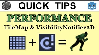 Godot Engine 3.x - Quick Tips || Tilemap - optimize performance via Visibility Notifier 2D