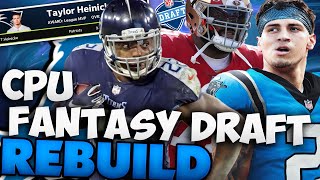 Updated Rosters CPU Fantasy Draft Rebuild Of The Detroit Lions! Madden 22 Franchise