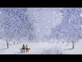 Quick and easy winter scene watercolor painting tutorial for beginners 