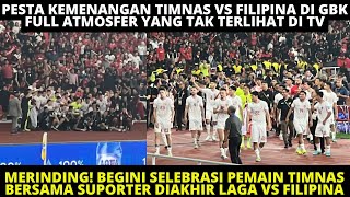 PEMAIN INGIN RAYAKAN KEMENANGAN BERSAMA SUPORTER! FULL PECAH PERAYAAN KEMENANGAN TIMNAS BERSAMA FANS