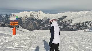 VALMEINIER - VALLOIRE, France, SKIING 2023