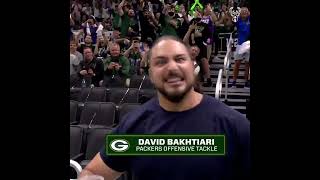 David Bakhtiari is back chugging beers at Bucks games!