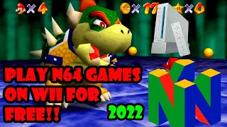 How to Play N64 Games on Wii [2022]  (Not64 Tutorial)