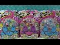 Shopkins 12 Packs Season 1 & 2 Opening Unboxing Toy Review