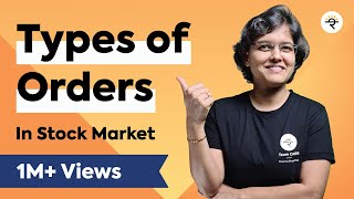How To Buy Shares In Share Market For Beginners and Types of Orders In Stock Market By CA Rachana