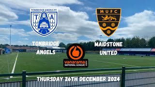 ANOTHER BOXING DAY LOSS - Tonbridge Angels 1-3 Maidstone United 26/12/2024