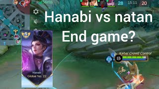 HANABI GLOBAL VS NATAN END GAME? - MOBILE LEGENDS