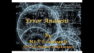 Error Analysis