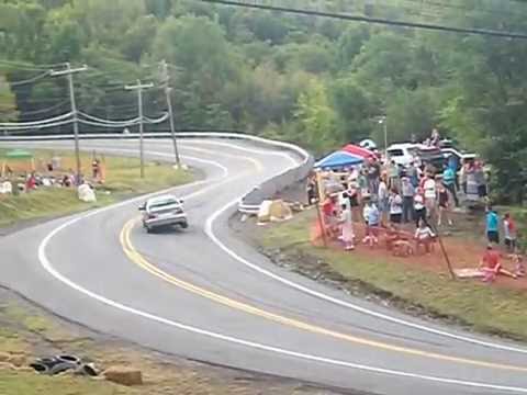 Giants Despair Hillclimb Car Gets On Two Wheels - YouTube