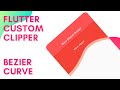 Futter Custom Clipper | Quadratic Bezier Curve | Flutter Custom Widget | Flutter Custom Paint