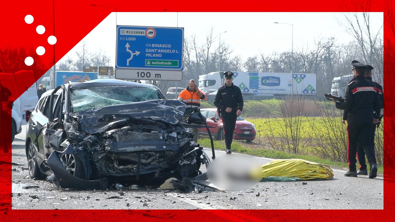 Scontro Tra Auto E Camion Sulla Provinciale Cerca A Colturano (Milano ...