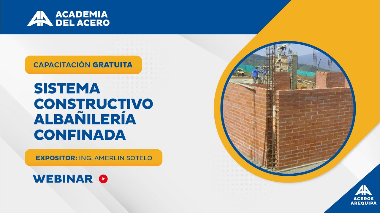 Sesión Online | Sistema Constructivo: Albañilería Confinada - YouTube