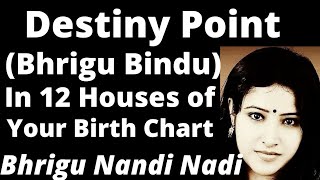 Destiny Point (Bhrigu Bindu) in 12 Houses of Birth Chart | Parashari \u0026 BNN perspectives combined!