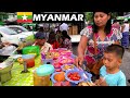 🇲🇲 Exploring Myanmar People's Street Food Culture and Daily Life in Yangon