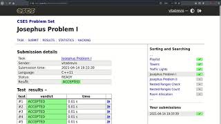 [CSES][Sorting and Searching] Josephus Problem I