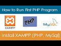 How to run first PHP program in XAMPP Server
