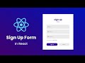 How To Make Sign In & Sign Up Form Using React JS | ReactJS Login & Registration Form