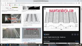 ETABS ; CROSS, WF, FLOORDECK STRUKTUR BAJA GEDUNG 10 LT