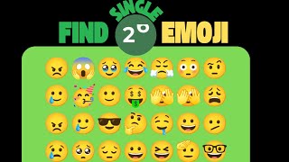 Find the unique emoji game quiz! Train your brain