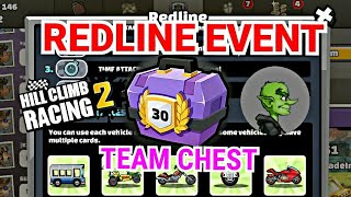 HCR2 new team event | REDLINE event HCR2 | Team chest opening | Hill climb racing 2 gameplay