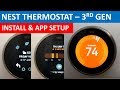 Nest Learning Thermostat - Unbox, Install & App Setup