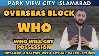 Parkview city islamabad overseas block Possession and development updates