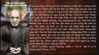 1095-Tự tu Tịnh Độ mỗi ngày một bài AQVS Tục Biên Q.Thượng,P1.Thư 21b,22b,c,d,e,24