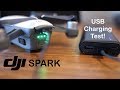 DJI Spark: Charging With External USB Battery!