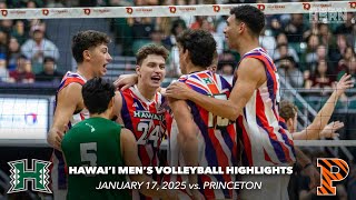 Hawaii Men's Volleyball Highlights vs. Princeton| January 17, 2025