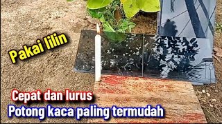 Potong kaca pakai lilin !! Setelah nonton jutaan orang jadi bisa potong kaca sendiri