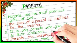 10 lines on parents in English | माता पिता पर 10 लाइन निबंध | Essay on Parents in English