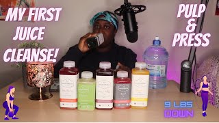 MY FIRST 3-DAY JUICE CLEANSE🍓🍌🥑🍍🥒 | PULP \u0026 PRESS | MY EXPERIENCE | - 9 POUNDS DOWN